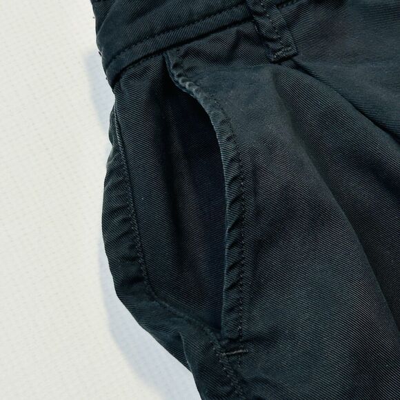 Good American A Line Drapey Trouser Short Size 2 Black 25”x4” 90s Y2K Pleated - Picture 5 of 14